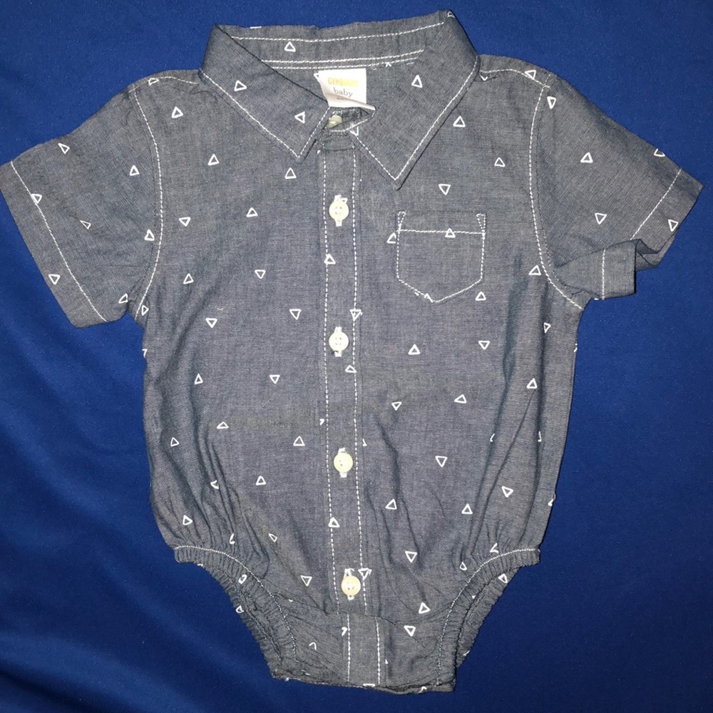 Jean button down